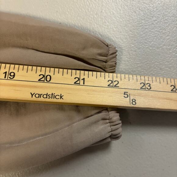 Chico's Women's Medium Tunic Textured Boho Heirloom Trim Casual Lightweight Top - Picture 8 of 10